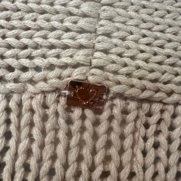 FOR LOVE & LEMONS KNITZ Denver Knit Cardigan in Peach and Rust size XS‎ - Picture 6 of 7